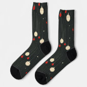 Chaussette Noël Ornament Motif Dark (Gauche)