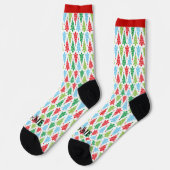 Chaussette Noël Personnaliser Nom Nouveauté Cadeau (Gauche)