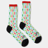 Chaussette Noël Personnaliser Nom Nouveauté Cadeau (Droite)