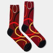 Chaussette Noël rouge cercle (Droite)