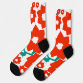 Chaussette Noël rouge et blanc (Gauche)