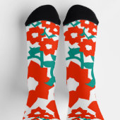 Chaussette Noël rouge et blanc (Haut)