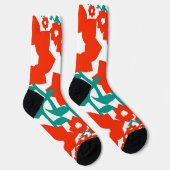 Chaussette Noël rouge et blanc (Droite)