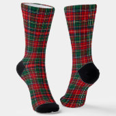 Chaussette Noël Tartan Plaid Classique (Angulaire)