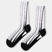 Chaussette Noir et blanc moderne (Gauche)