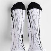 Chaussette Noir et blanc moderne (Haut)