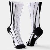 Chaussette Noir et blanc moderne (Angulaire)