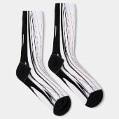 Chaussette Noir et blanc moderne (Droite)
