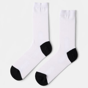 Chaussette Noir et blanc Simple et solide