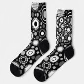 Chaussette Noir et gris (Gauche)