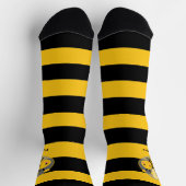 Chaussette Noir et Jaune avec une belle abeille (Haut)