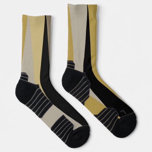 Chaussette Noir et or (Droite)