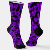Chaussette Noir et violet (Angulaire)