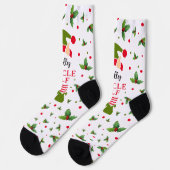 Chaussette Nom d'elfe oncle amusant Noël (Gauche)