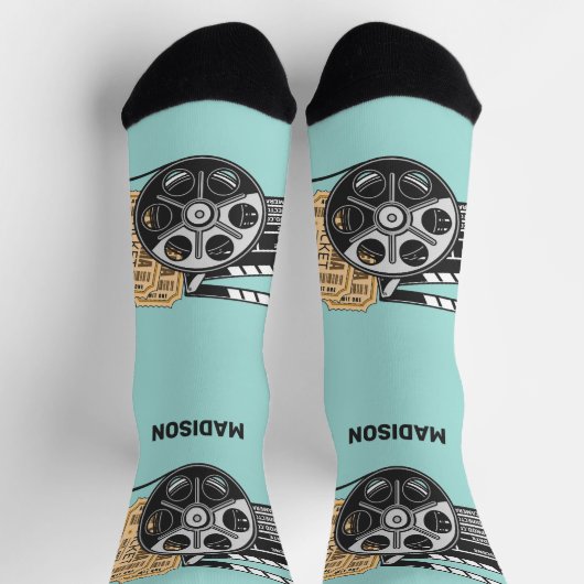 Chaussette Nom et couleur personnalisés (Haut)
