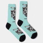 Chaussette Nom et couleur personnalisés (Droite)