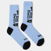 Chaussette Nom et couleur personnalisés Roi du Karaoké (Droite)
