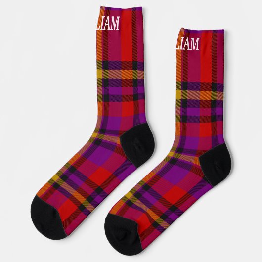 CHAUSSETTE NOM PERSONNALISÉ (Gauche)