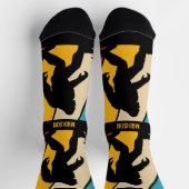 Chaussette Nom personnalisé Bigfoot (Haut)