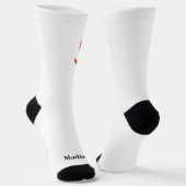 Chaussette Nom personnalisé Chaussettes Islande (Angulaire)