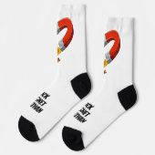 Chaussette Nom personnalisé Chick Magnet (Gauche)