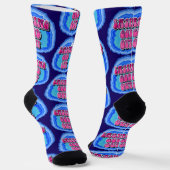 Chaussette NOM PERSONNALISÉ Easing GOD Out Geode 12 Step AA S (Angulaire)