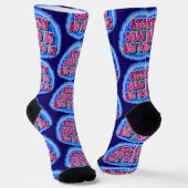 Chaussette NOM PERSONNALISÉ Géode Easy Does It 12 Étapes Slog (Angulaire)