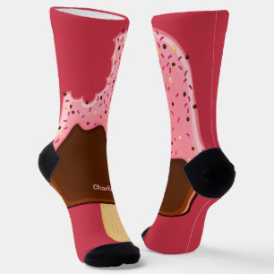 Chaussette Nom personnalisé Ice Cream Popsicle
