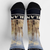 Chaussette Nom personnalisé Milano (Milan) (Haut)