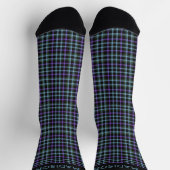 Chaussette Nom personnalisé Plaid / Tartan Motif (Haut)