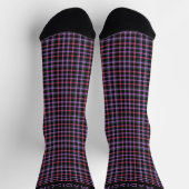Chaussette Nom personnalisé Plaid / Tartan Motif (Haut)