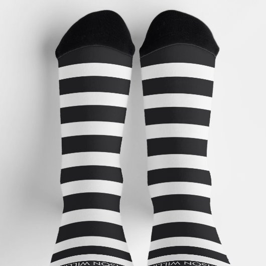 Chaussette Nom sur chaussettes (Haut)
