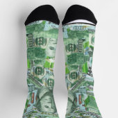 Chaussette Nomenclatures de cent dollars (Haut)