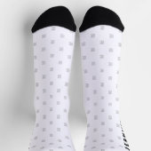 Chaussette Noms personnalisés, Chaussettes Monogrammes (Haut)