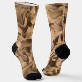 Chaussette Noodle artisanal dans le chef d'eau bouillante (Angulaire)