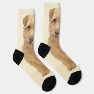 Chaussette Norfolk Terrier Peinture - Art Chien original