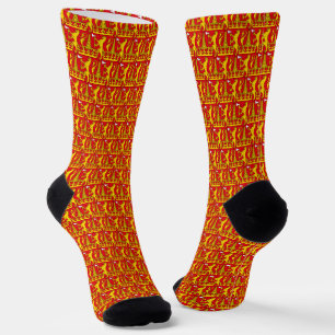 Chaussette Norvège Chaussettes Emblem, drapeau norvégien, pat