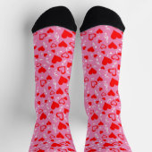 Chaussette Notes de coeur et de musique (Haut)
