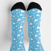 Chaussette Notes de coeur et de musique (Haut)