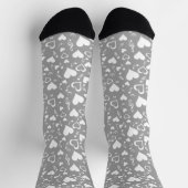 Chaussette Notes de coeur et de musique (Haut)