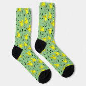 Chaussette Notes de musique de trompette (Droite)