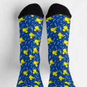 Chaussette Notes de musique de trompette (Haut)