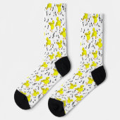 Chaussette Notes de musique de trompette (Gauche)