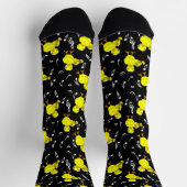 Chaussette Notes de musique de trompette (Haut)