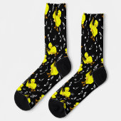 Chaussette Notes de musique Trombone Chick (Gauche)