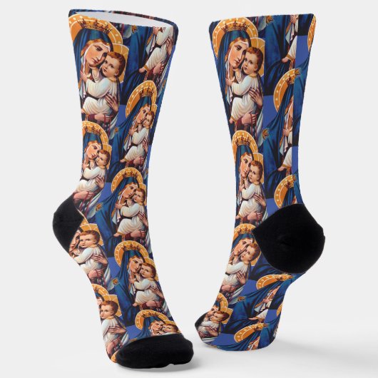 Chaussette Notre-Dame du Mont Carmel (Angulaire)