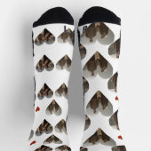 Chaussette Notre première Saint Valentin en tant que Monsieur (Haut)