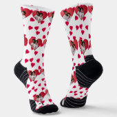 Chaussette Notre première Saint Valentin en tant que Monsieur (Angulaire)