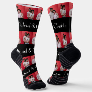 Chaussette Notre première Saint Valentin en tant que Monsieur