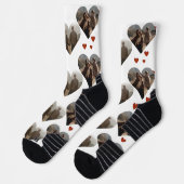 Chaussette Notre première Saint Valentin en tant que Monsieur (Gauche)